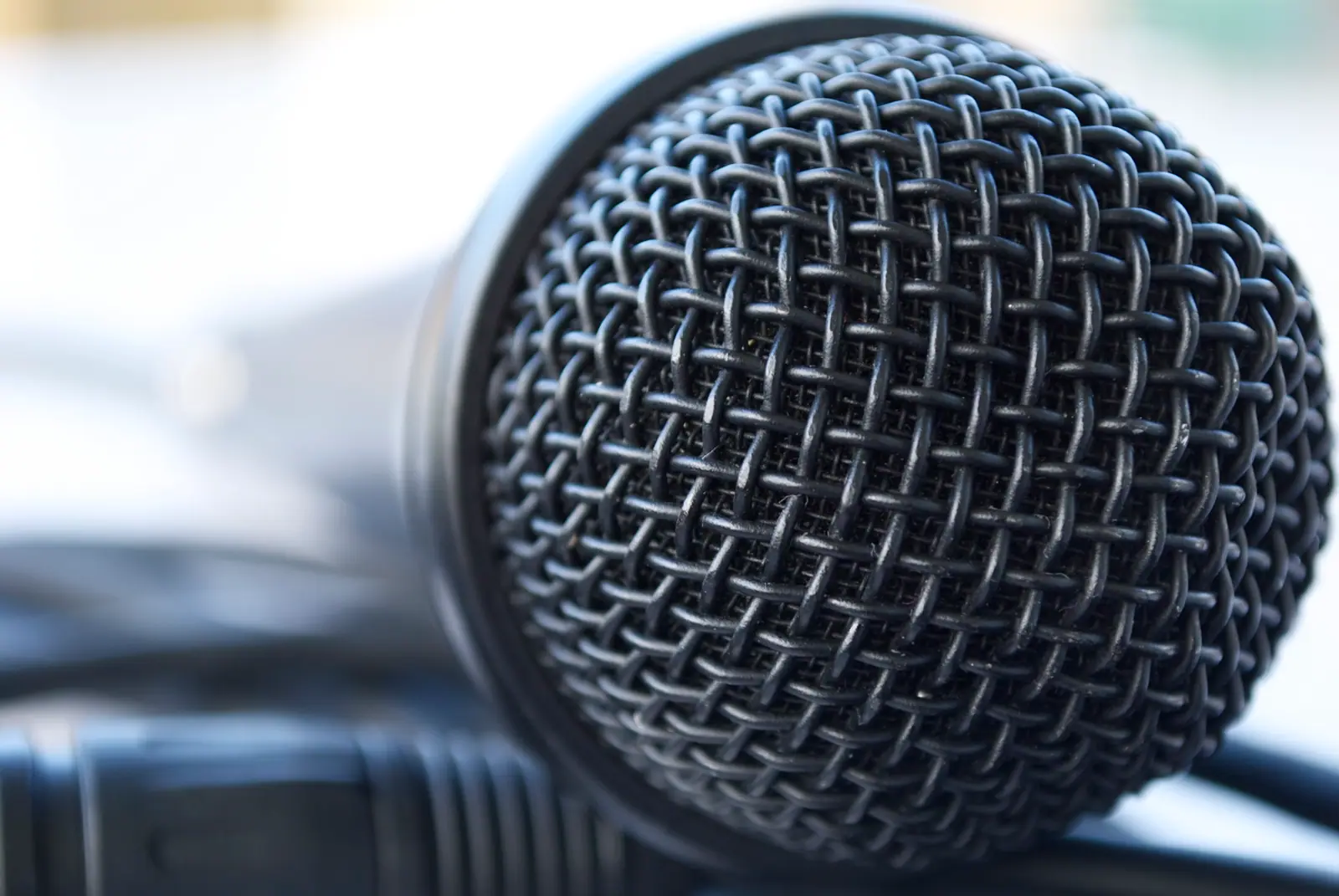Close-up of a karaoke microphone, a reminder that KTV etiquette starts with sharing the mic